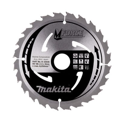 M-FORCE Sägeblatt ø185 x 30mm x 24Z