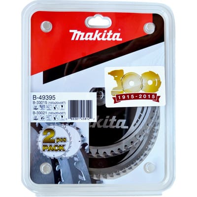 HM-Sägeblatt-Set 165mm 2 Stück B-49395