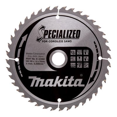 SPECIALIZED Sägeblatt ø165 x 20mm x 40Z