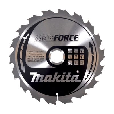 MAKFORCE Sägeblatt ø235 x 30mm x 18Z