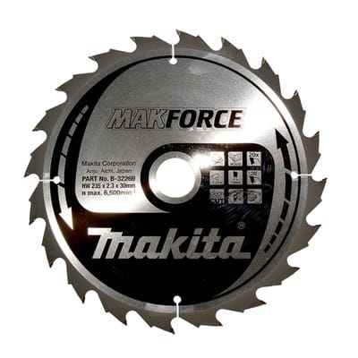 MAKFORCE Sägeblatt ø235 x 30mm x 20mmZ