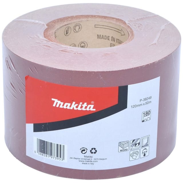 Schleifpapier-Rolle 120mm x 50m K180