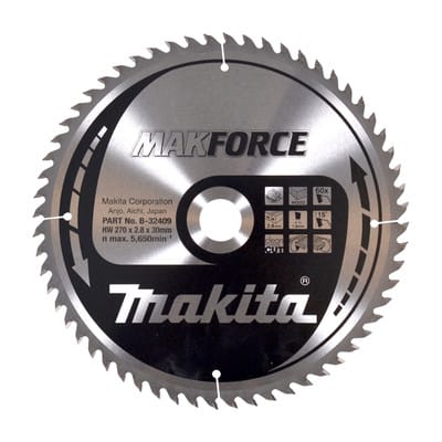 MAKFORCE Sägeblatt ø270 x 30mm x 60Z