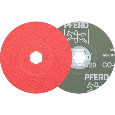 COMBICLICK Keramikkorn Fiberscheibe Ø 125 mm CO-COOL120 für Edelstahl (5)