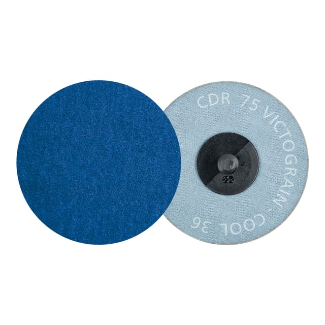 COMBIDISC Schleifblatt CDR Ø 75 mm VICTOGRAIN-COOL36 für Stahl und Edelstahl