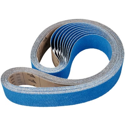 VICTOGRAIN-COOL Schleifband BA 75x2000 mm A 36 für extrem hohen Abtrag mit Bandschleifer