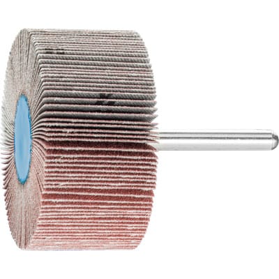 Korund Fächerschleifer F Ø 60x30mm Schaft-Ø 6 mm A120 für Feinschliff und Finish (1)