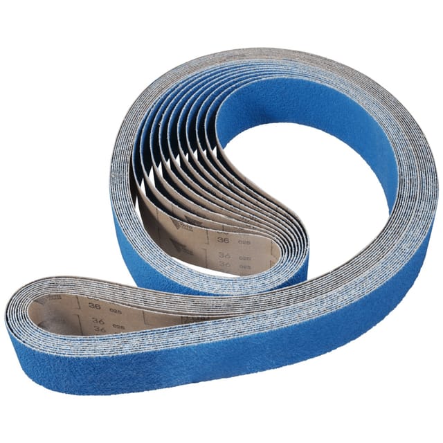 VICTOGRAIN-COOL Schleifband BA 75x2500 mm A 36 für extrem hohen Abtrag mit Bandschleifer
