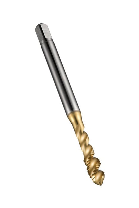 Maschinen-Gewindebohrer HSS-E-PM M, Rechtsgedr. Nuten 45° TiN E002TINM20, M20 6H
