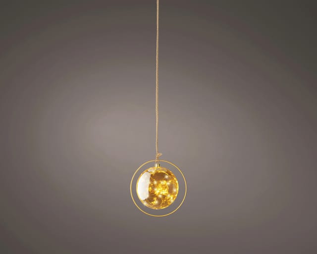 Micro Led Kugel Bo Indoor Dia20cm-30l,amber/klassisch Wa