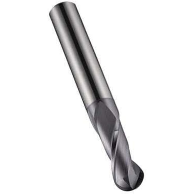 Radius-Kopierfräser AlTiN-Spezialbeschichtung DIN 6535 HA Schaft S5012.5, ø2.5mm