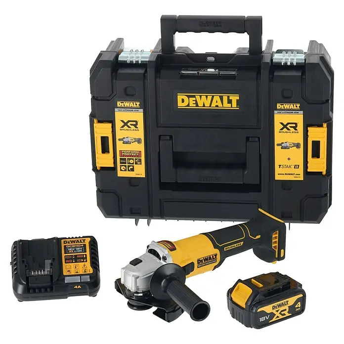 DeWalt Akku-Winkelschleifer DCG407M1T-QW (18 V, 1 Akku, 9.000 U/min)