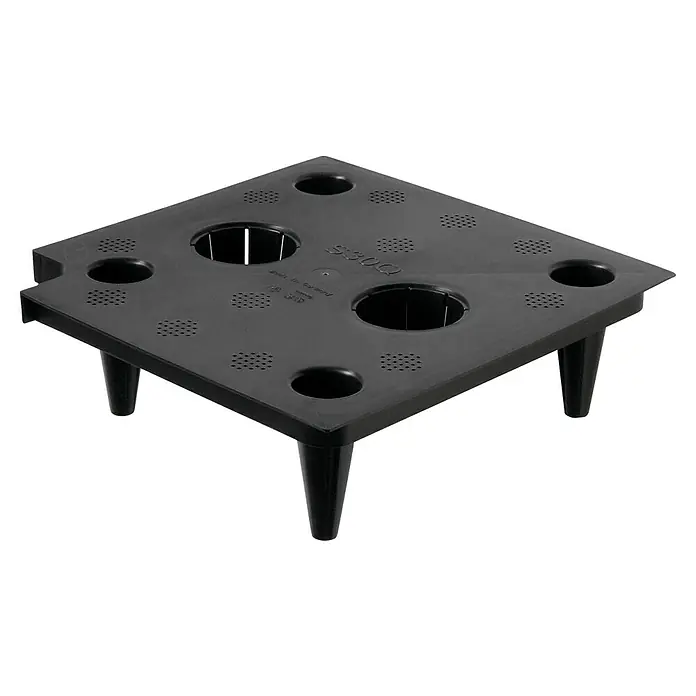 Lechuza Trennboden Cubico/Cube (Kunststoff, Schwarz, Passend für: Cubico 50 / Cube 50)