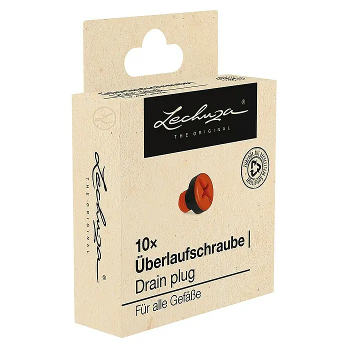 Lechuza Überlaufschraube (Rot/Schwarz, Passend für: alle Modelle)
