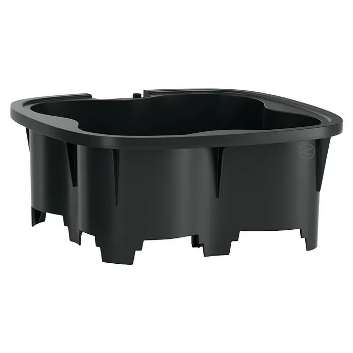 Lechuza Pflanzkasten-Einsatz Pila (31,5 x 31,5 x 13,5 cm, Kunststoff, Schwarz, Passend für: Pila Color Low)