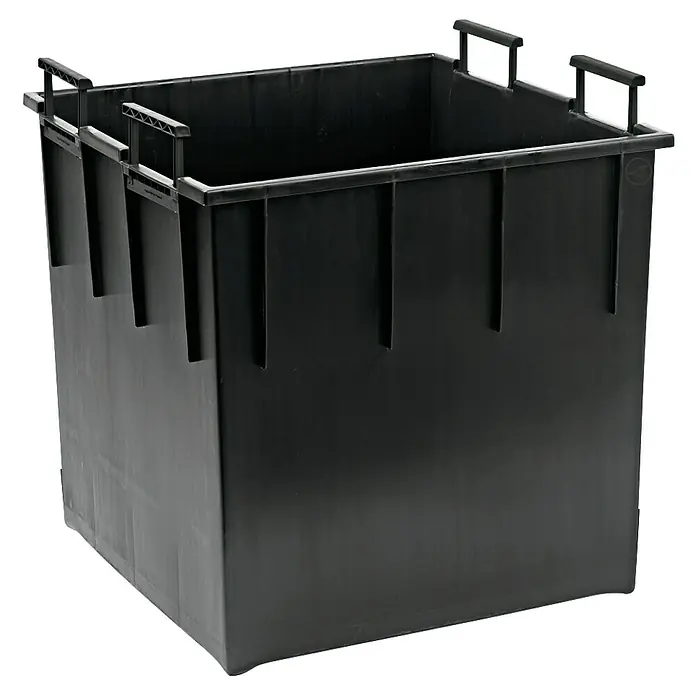 Lechuza Pflanzkasten-Einsatz (Kunststoff, Schwarz, Passend für: Cubico 50)