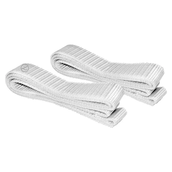 Lechuza Gurtband für Balkonkastenhalterung (Länge: 80 cm, Weiß, 2 Stk.)