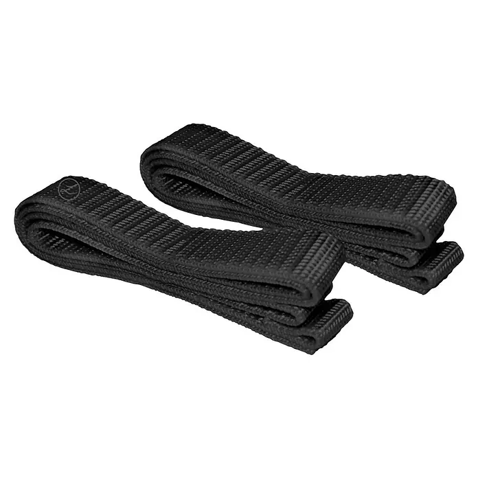 Lechuza Gurtband für Balkonkastenhalterung (Länge: 40,5 cm, Schwarz, 2 Stk.)