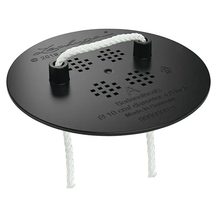 Lechuza Pflanzplatte mit Bewässerungsstick (Kunststoff, Weiß/Schwarz)
