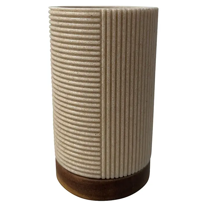Camargue Zahnputzbecher Wood (Durchmesser: 7 cm, Kunststoff)