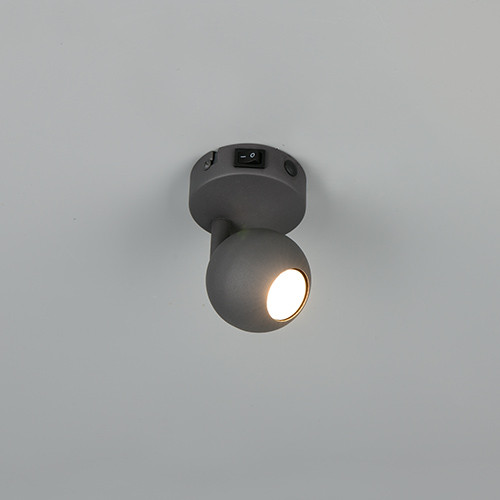 Reality Wandlampe Enaro anthrazit GU10