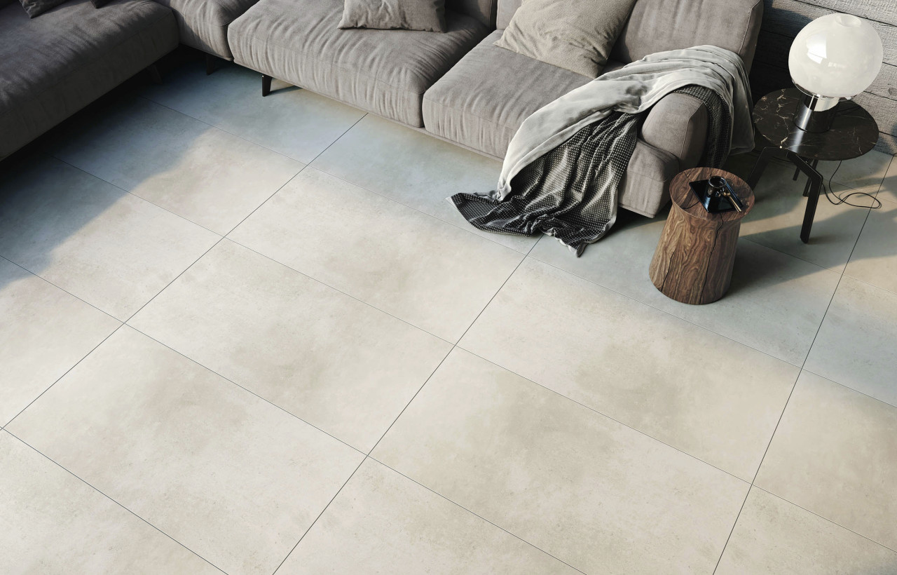 Bodenfliese Feinsteinzeug Vision Bone 60 x 120 cm Bild 3