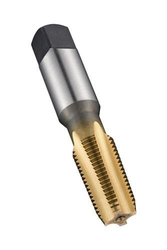Handgewindebohrer HSS Ger. genutet, TiN, NPT, ANSI Standard E7211/8, M1/8 Normal