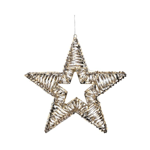 Lumineo LED-Weihnachtsstern Außen-Beleuchtung 720 Micro-LEDs Warmweiß Ø 60 cm