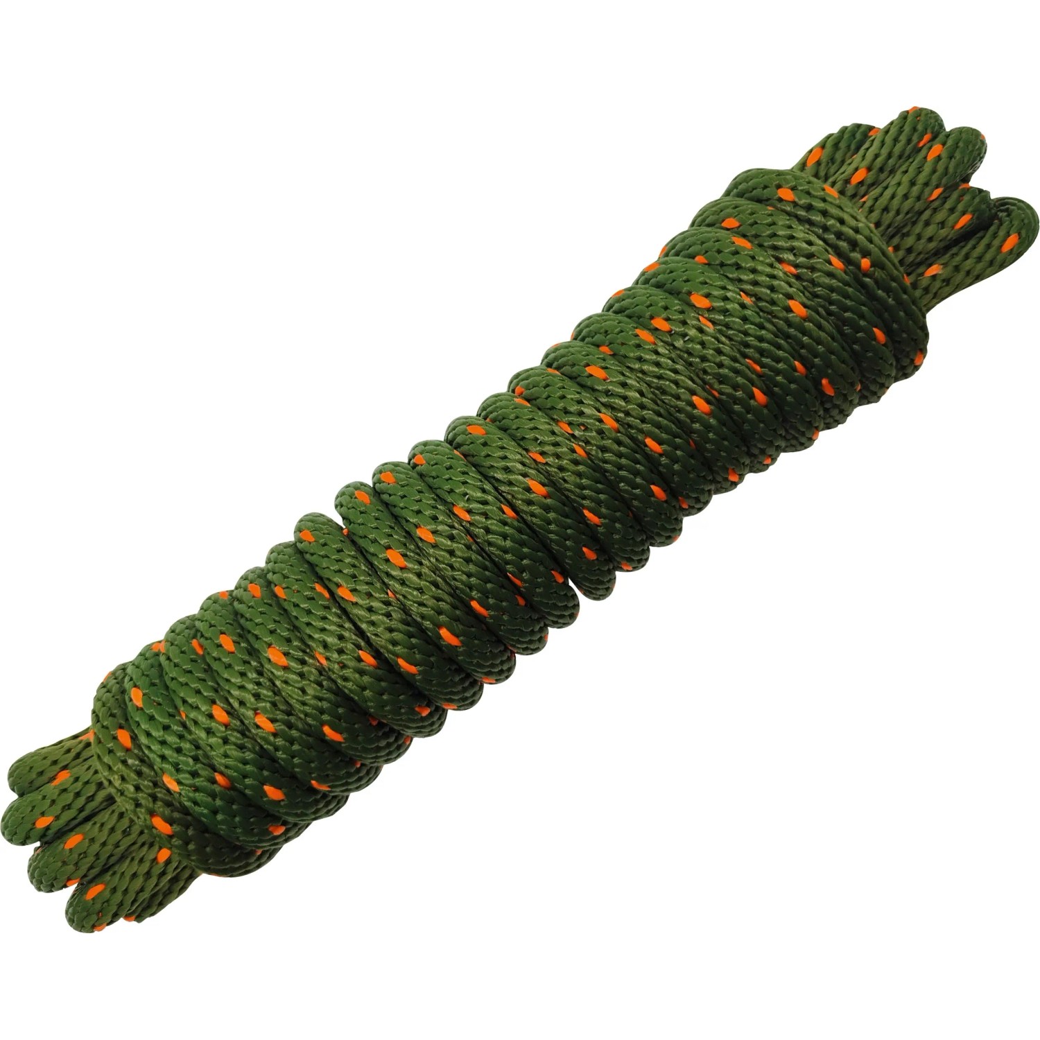 Mehrzweck-Seil Grün-Orange mit Kennfaden 10 m x Ø 15 mm
