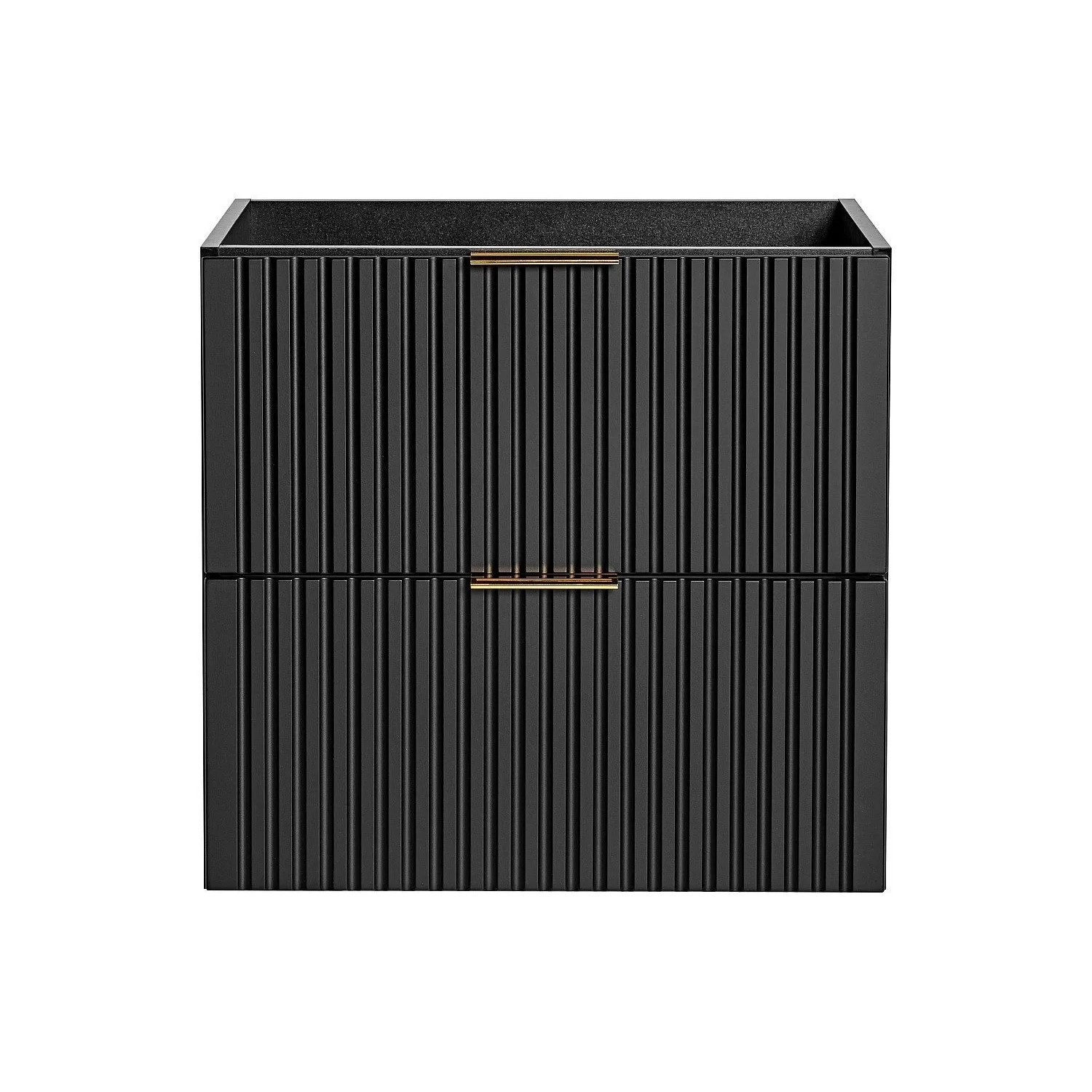 Vente-unique Waschbeckenunterschrank Zevara Schwarz 60 cm