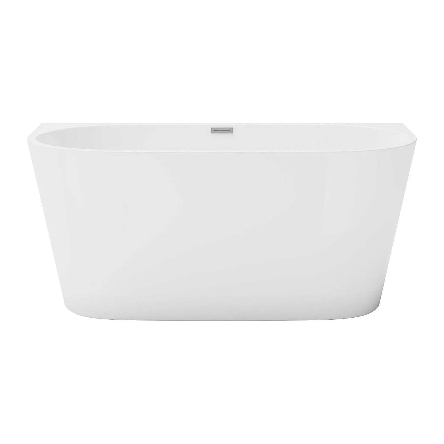 Vente-unique Vorwandbadewanne Divina Weiß 130 cm