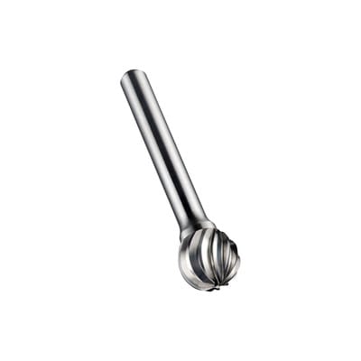 Frässtift - Kugel unbeschichtet Zylinderschaft, ø6.3mm P6076.3X3.0