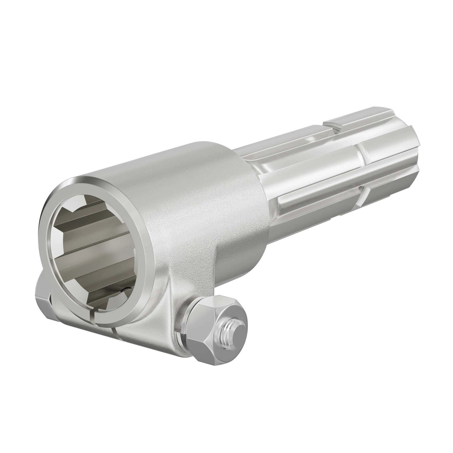 Wiltec Zapfwelle 160Mm Buchse Keilwellenaufnahme 1 3/8 Zoll Z6 Für Ausgangswelle 1 3/8 Zoll Z6
