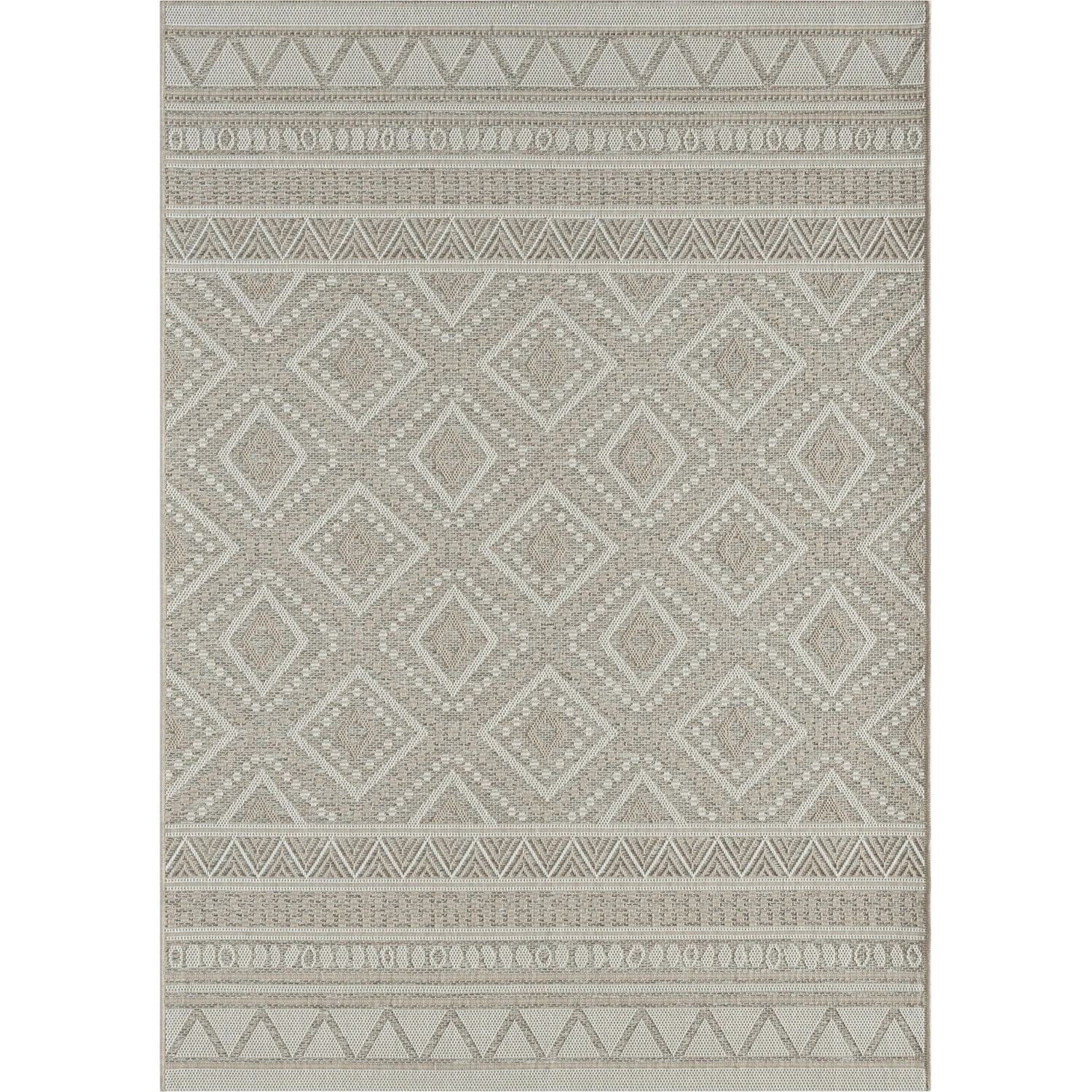 Mömax Flachwebeteppich Ottawa 2 in Beige ca. 80x200cm