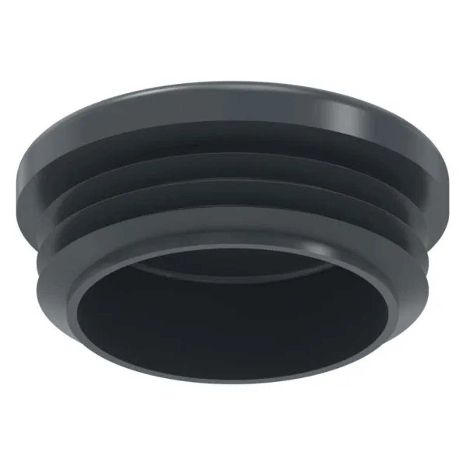 FeNau Einsteckkappe Kunststoff Für Rundrohr Ø 42,4 mm Wandstärke 2,5-4,0 mm RAL 7016