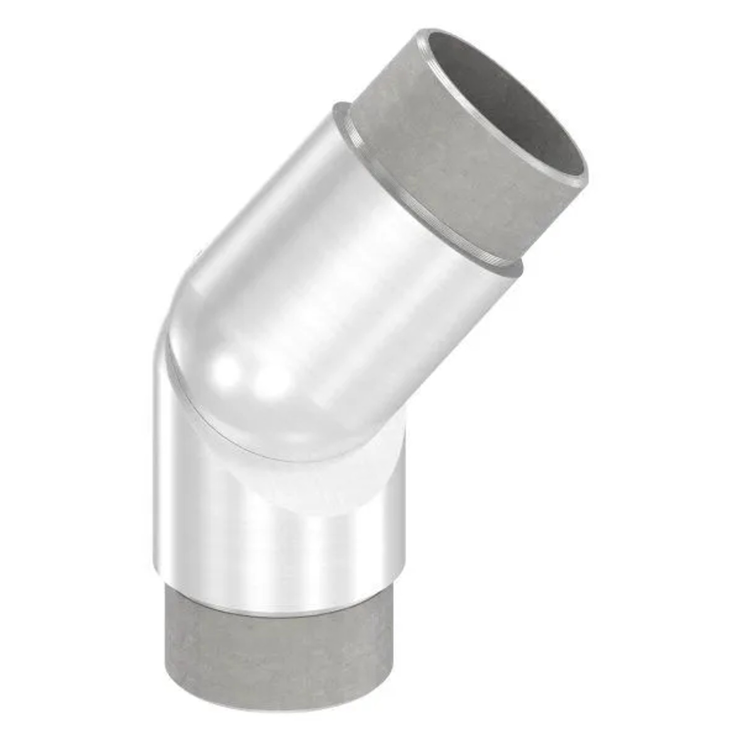 FeNau Gelenkstück V2A Für Rohr Ø 42,4 X 2,0 mm Mit Madenschraube