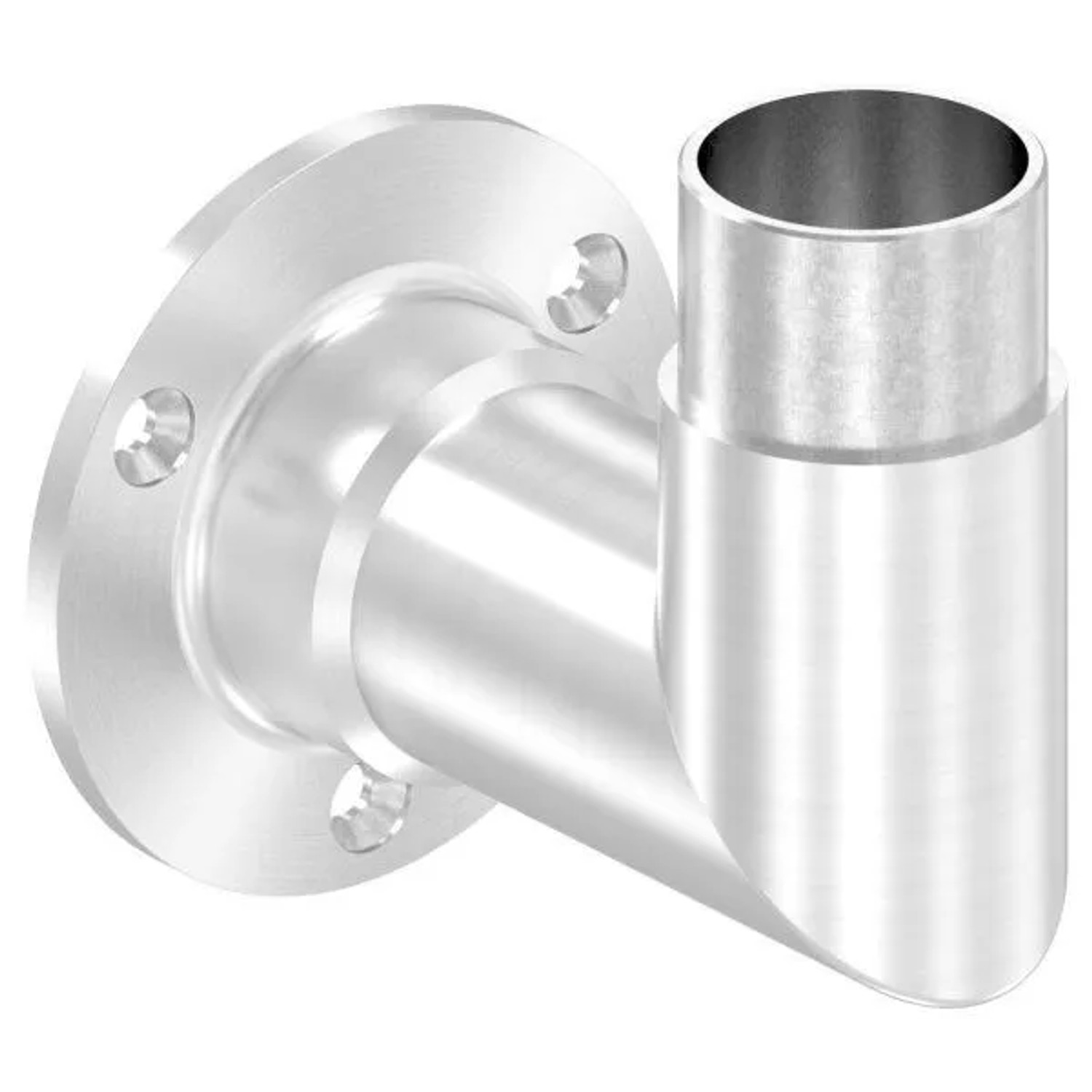 FeNau Wandhalter 90 Grad V2A Für Rohr 42,4 mm Zum Stecken