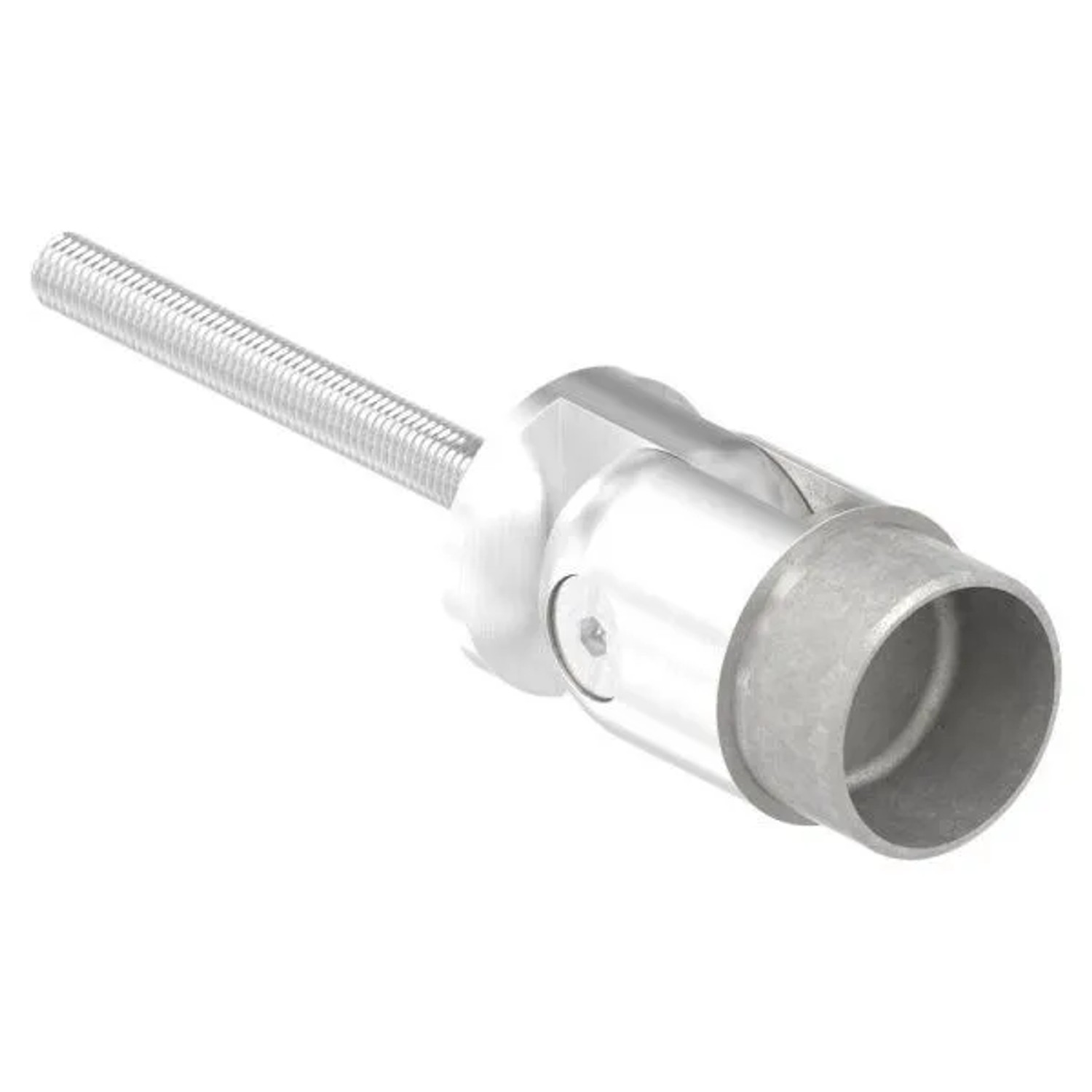 FeNau Wandhalter V2A Für Rohr Ø 42,4 X 2,0 mm Mit Gelenk Zum Einbetonieren