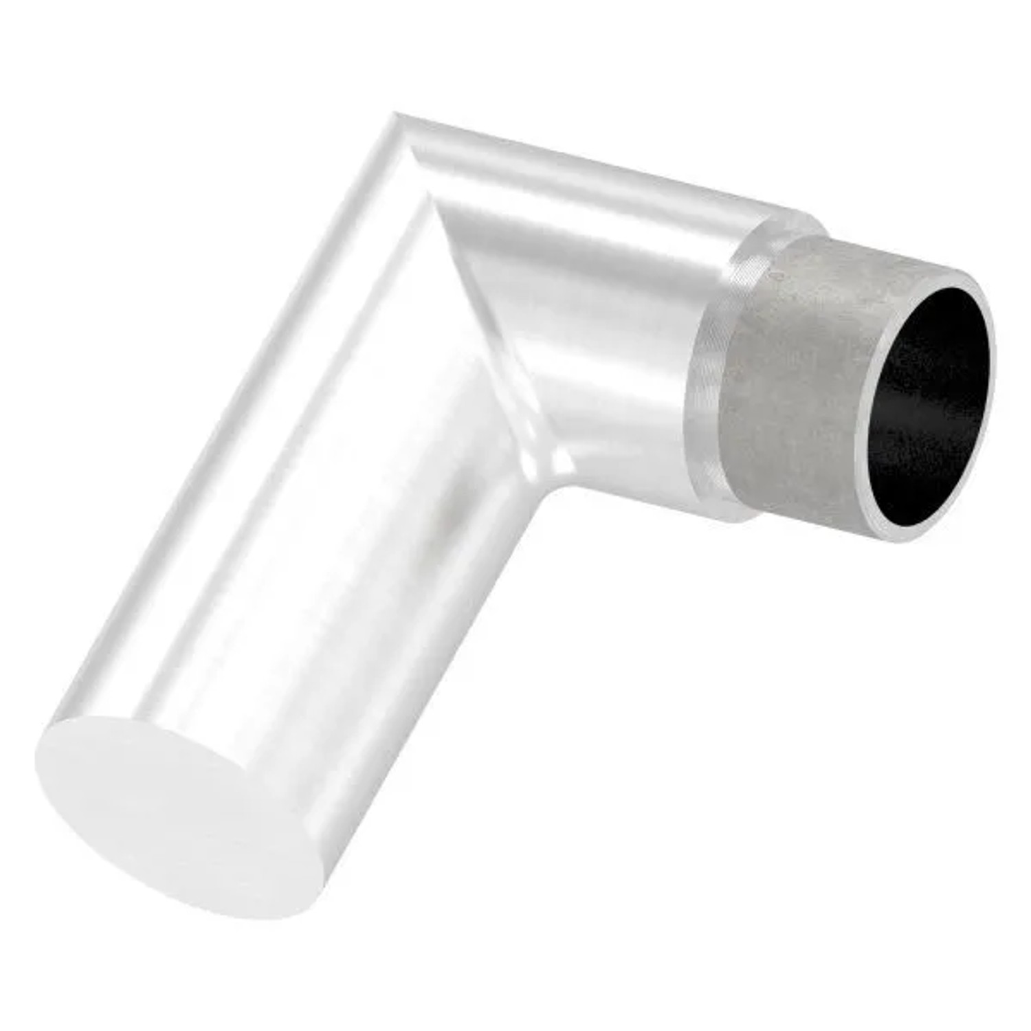 FeNau Endbogen V2A Für Rohr 33,7x2,0 mm 90 Grad Lang