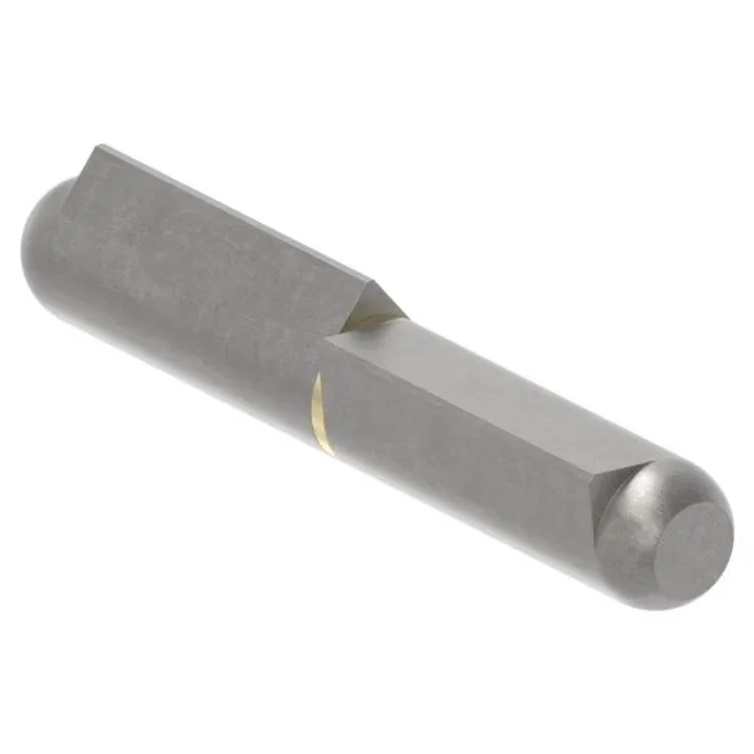 FeNau Anschweißband Stahl Roh Mit Messingring L = 100 mm Rollen-Ø 16 mm Stift-Ø 10 mm