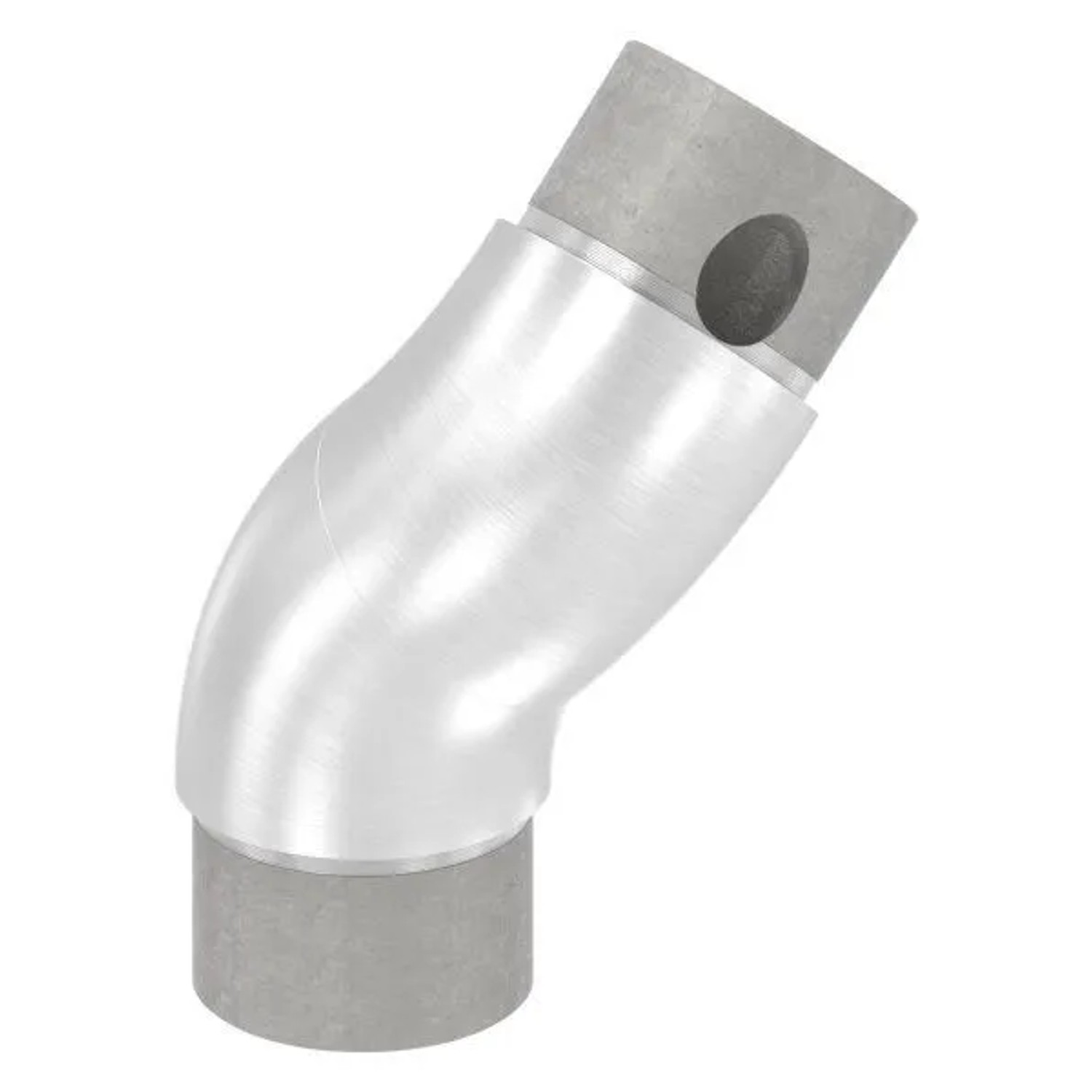 FeNau Rohrbogen V2A Für Rohr Ø 42,4 X 2,0 mm Verstellbar Für Kabeldurchführung