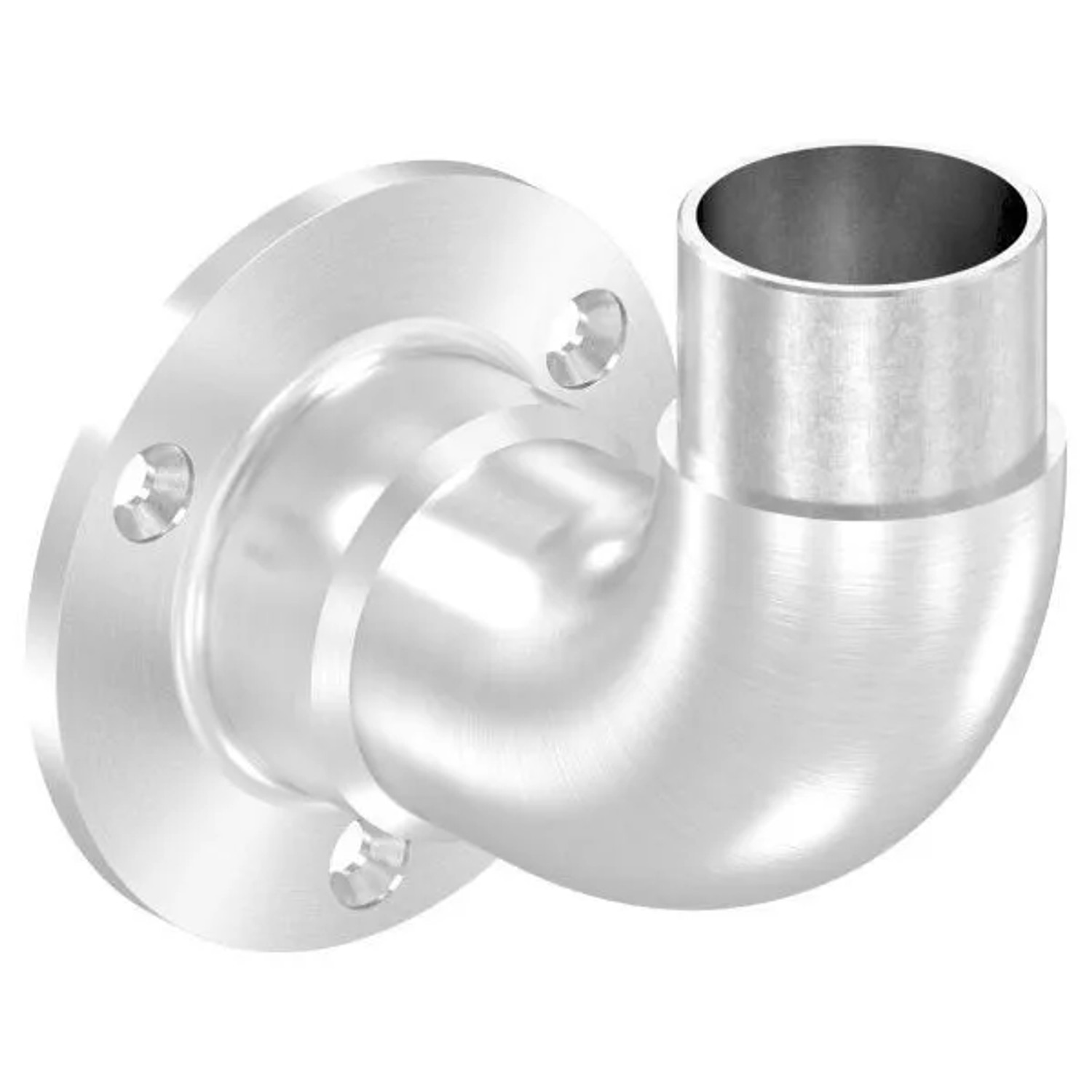FeNau Wandhalter V2A Für Rohr 42,4x2,0 mm 90 Grad Zum Stecken