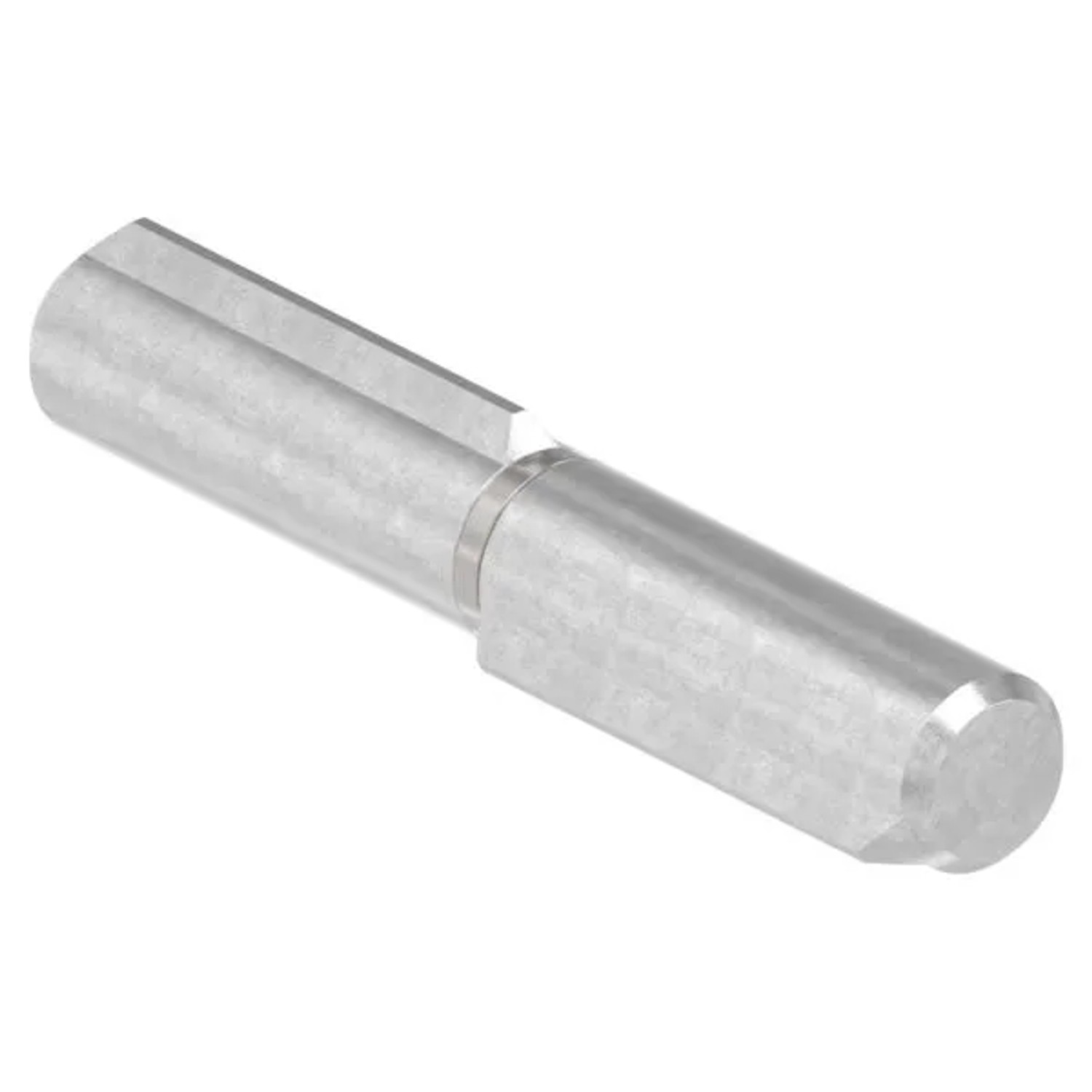 FeNau Anschweißband Edelstahl V2A L 80 mm Ø 12 mm Bolzen Ø 7 mm Festem Stift Geschliffen Korn 240