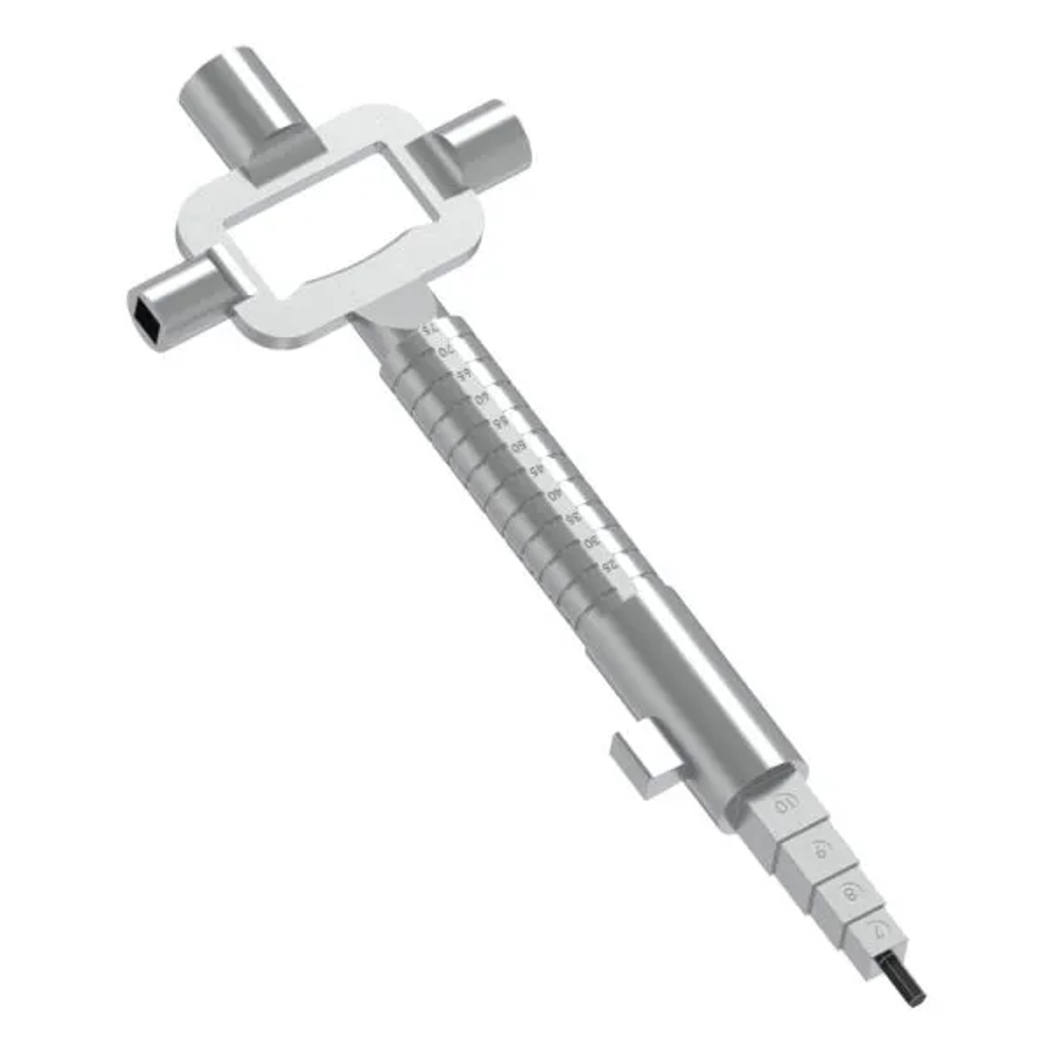 FeNau Multi-Schlüssel Druckguss Vernickelt 0,18 kg Für Schließsysteme