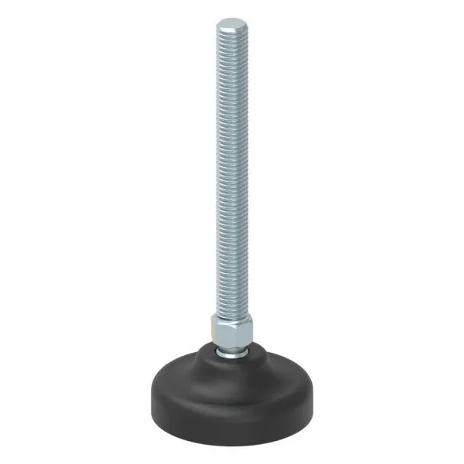 FeNau Schwerlast-Maschinenfuß M10 X 100 mm Fuß-Ø 50 mm Mit Kugelgelenk