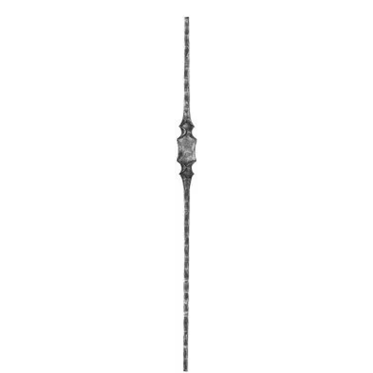FeNau Zierstab Stahl Roh 14 X 14 mm L=950 mm