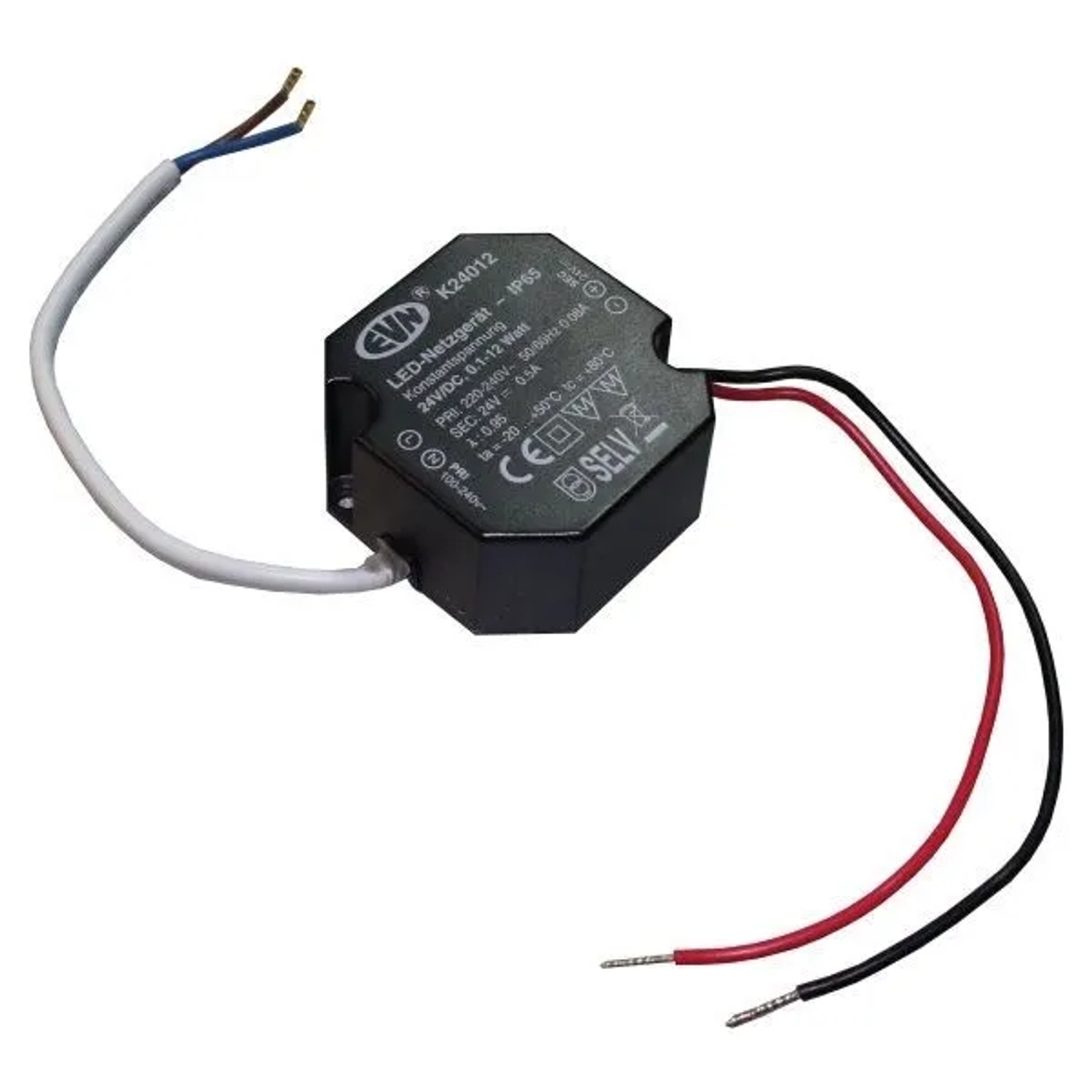 FeNau LED Netzgerät 24V DC 12W IP65 Für Innen- Und Außenbereich