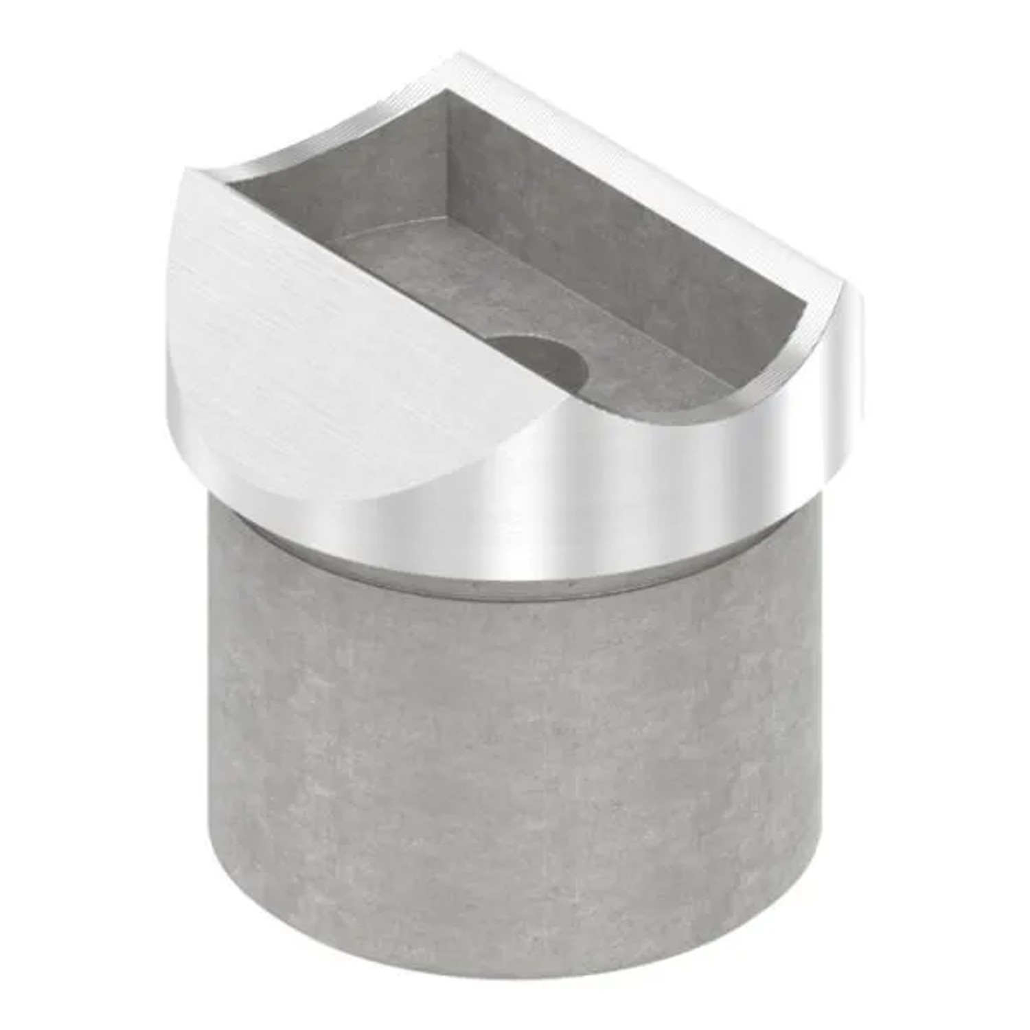 FeNau Rohrsattel V2A Für Rohr 42,4x2,5 mm Auf Ø 33,7 mm