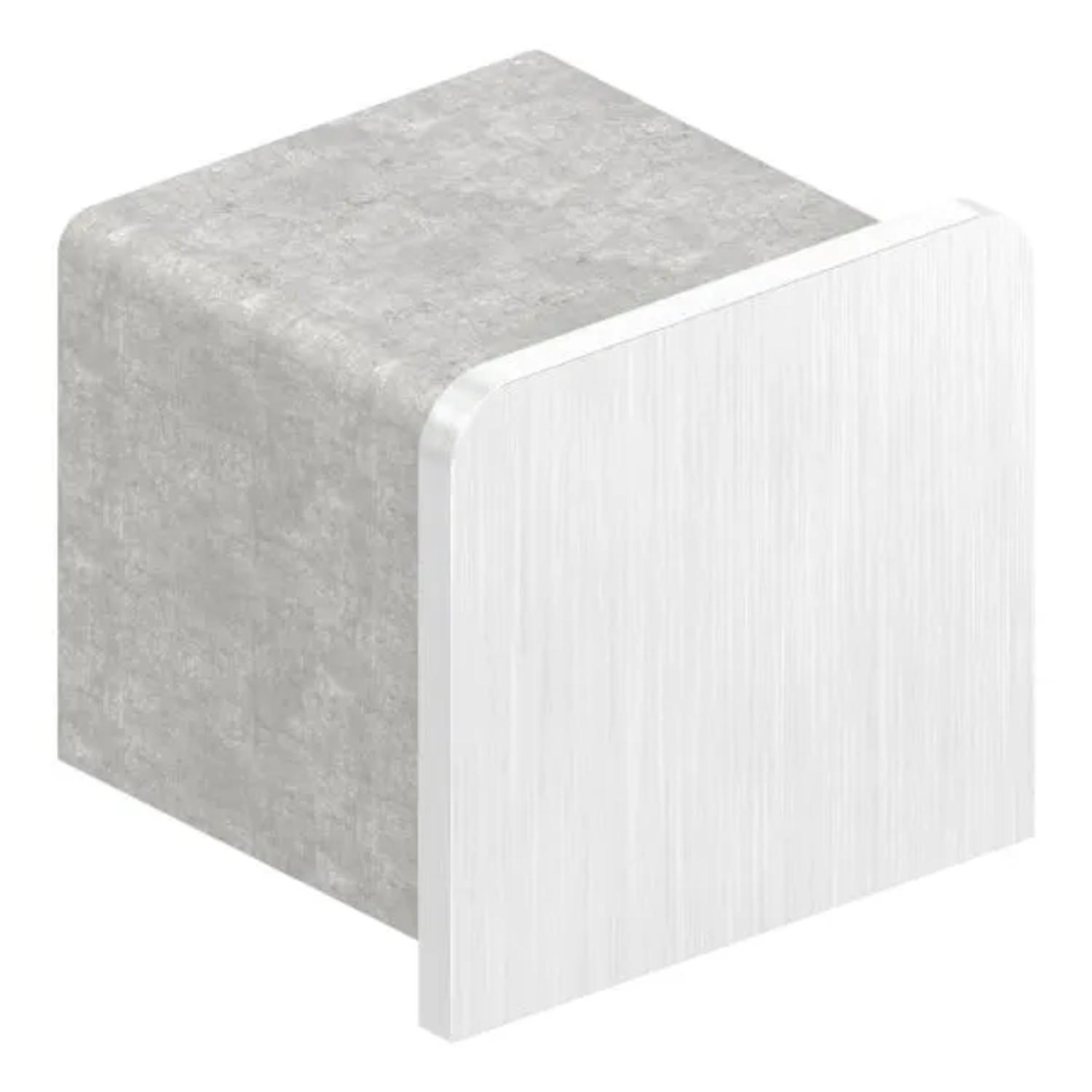 FeNau Endkappe Edelstahl V4A Für Glas 17,52 mm Geschliffen