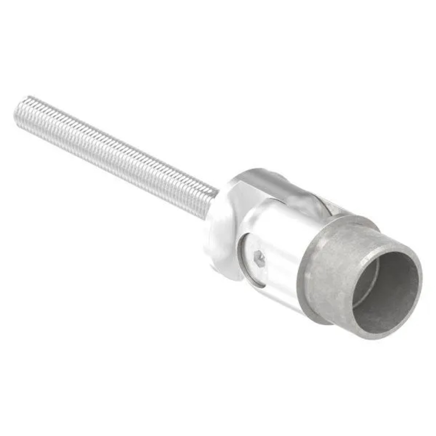 FeNau Wandhalter V2A Für Rohr 33,7x2,0 mm Mit Gelenk Zum Einbetonieren